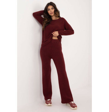 Spodnie Komplet Model IT-KMPL-2219.51 Bordo - Italy Moda