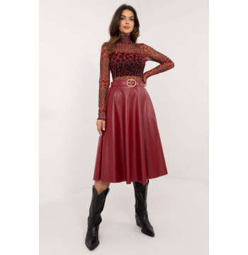 Spódnica Model DHJ-SD-A1997.76 Bordo - Italy Moda