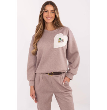 Bluza Damska Model DHJ-BL-20322.72 Dark Beige - Italy Moda