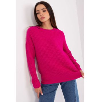 Sweter Damski Model AT-SW-2338.14P Fuksja - AT