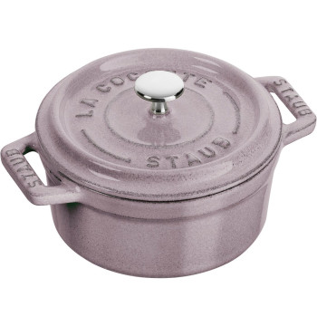 Mini garnek żeliwny okrągły Staub - 250 ml, Kwiat Wiśni