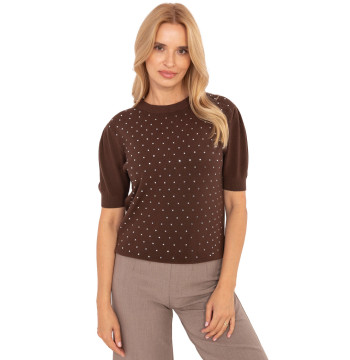 Sweter Damski Model PM-SW-PM-5060.06 Brown - Factory Price
