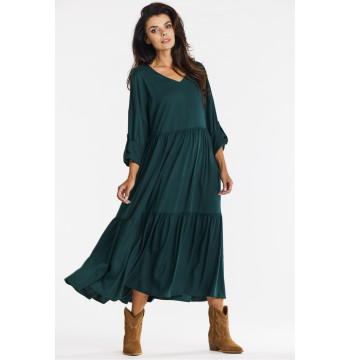 Sukienka Model A669 Bottle Green - awama