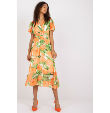 Sukienka Model DHJ-SK-15967.54P Orange - Italy Moda