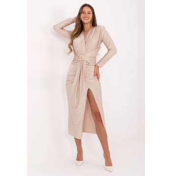 Sukienka Model IT-SK-21625.84 Beige - Italy Moda