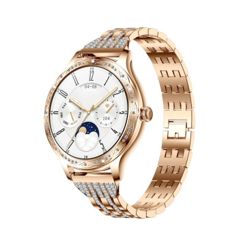 Smartwatch Damski VELTORI VT350-1 Bransoleta Różowe Złoto