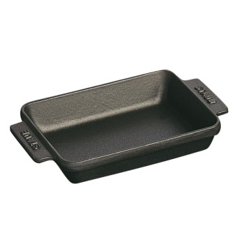 STAUB Prostokątna mini forma do pieczenia 250 ml, czarny