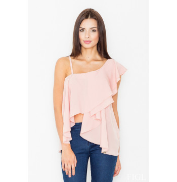 Bluzka Model M479 Light Pink - Figl