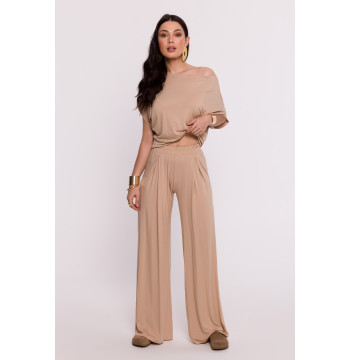 Spodnie Damskie Model B289 Cappuccino - BeWear