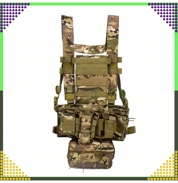 Kamizelka Taktyczna Wosjkowa Ochronna Molle Lekka Airsoft Zasobnik Asg