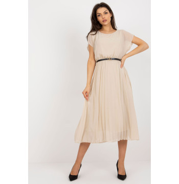 Sukienka Model DHJ-SK-8839-1.23X Beige - Italy Moda