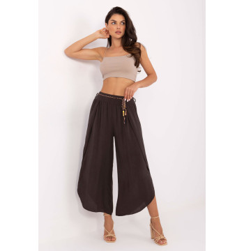 Spodnie Damskie Model TW-SP-BI-81378.24P Dark Brown - Och Bella