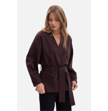 Narzutka Model B297 Gorzka Czekolada - BeWear