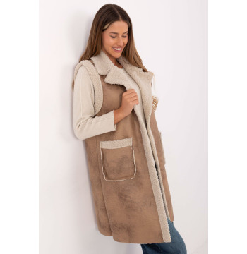 Kamizelka Model IT-KZ-96916.68 Beige - Factory Price