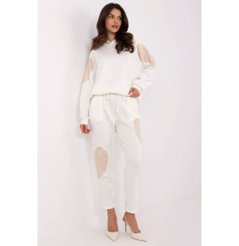 Spodnie Komplet Model MI-KMPL-M6156.98 Ecru - Italy Moda
