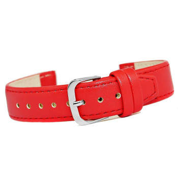 Pasek do zegarka CLASSIC - skóra 18 mm 4999-18XXL-4S Czerwony