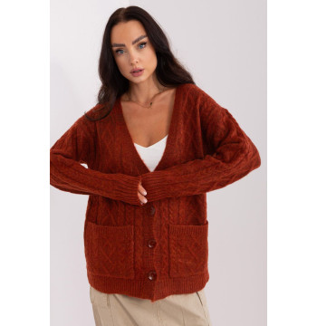 Sweter Damski Model AT-SW-2358.31 Dark Orange - AT
