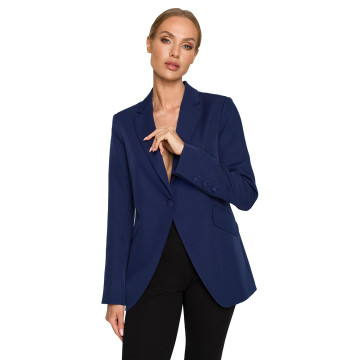 Żakiet Model MOE701 Navy - Moe