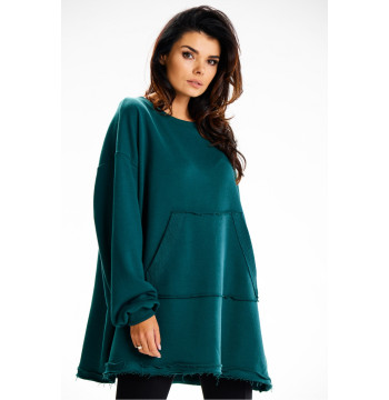 Bluza Damska Model M335 Bottle Green - Infinite You