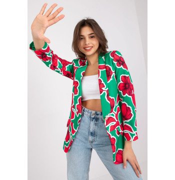 Marynarka Model DHJ-MA-15621-2.25X Green/Pink - Italy Moda