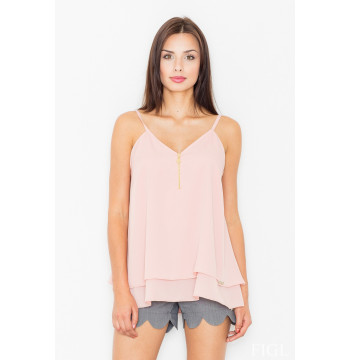 Bluzka Model M481 Light Pink - Figl