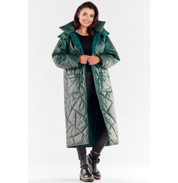 Płaszcz Damski Model A541 Green - awama