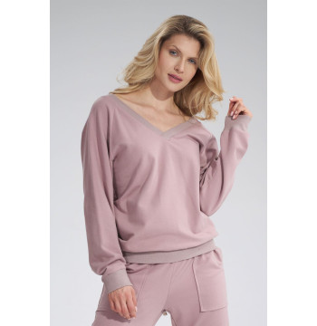 Bluza Damska Model M799 Dark Pink - Figl Hurtownia odzieży on-line, moda damska, bielizna i obuwie dla kobiet - Matterhorn.pl