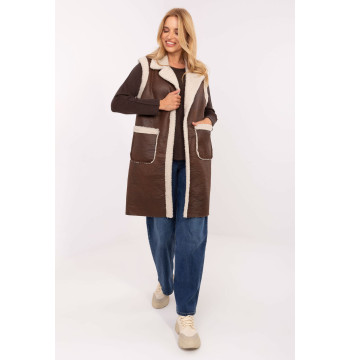 Kamizelka Model IT-KZ-96916.68 Brown - Factory Price