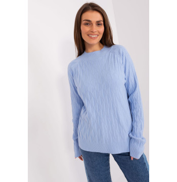 Sweter Damski Model AT-SW-2326.37X Light Blue - AT