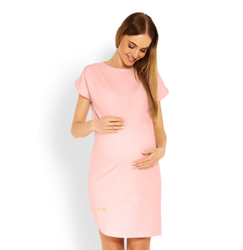 Sukienka Ciążowa Model 1629C Pink - PeeKaBoo