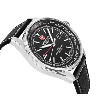 Zegarek Męski SWISS MILITARY HANOWA Afterburn GMT SMWGB0003201 + BOX