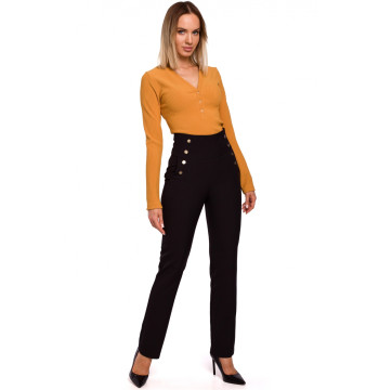 Spodnie Damskie Model MOE530 Black - Moe