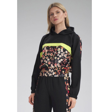 Bluza Damska Model M757 Black/Wzór 122 - Figl