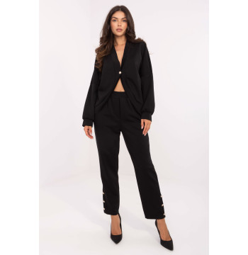 Spodnie Komplet Model IT-KMPL-9761.25 Black - Rue Paris