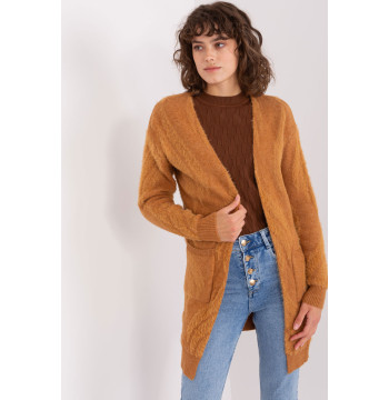 Sweter Kardigan Model AT-SW-234501.00P Camel - AT