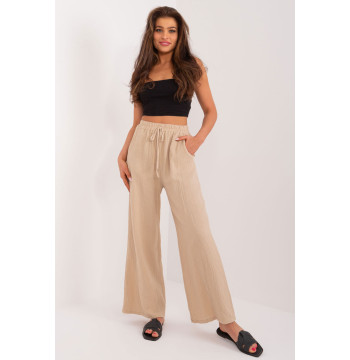 Spodnie Damskie Model DHJ-SP-8229.84 Beige - Italy Moda