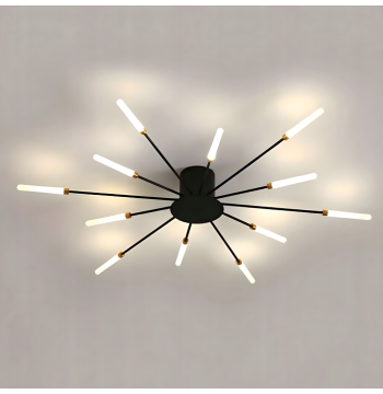 Lampa Sufitowa Led Żyrandol Fajerwerki Nowoczesna do Salonu Jadalni 12W