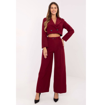 Spodnie Komplet Model IT-KMPL-FL9019.08P Bordo - Rue Paris