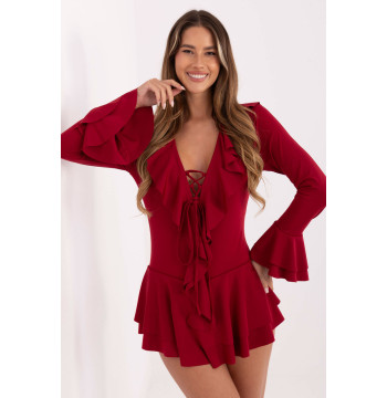 Kombinezon Model MI-KO-T60.33 Bordo - Rue Paris