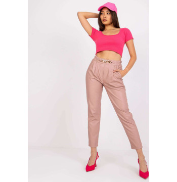 Spodnie Damskie Model DHJ-SP-5058.35P Light Pink - Italy Moda