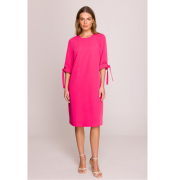Sukienka Model S393 Pink - Stylove