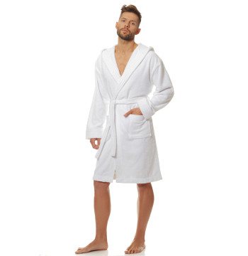 Szlafrok Męski Model 2103 White - L&L collection