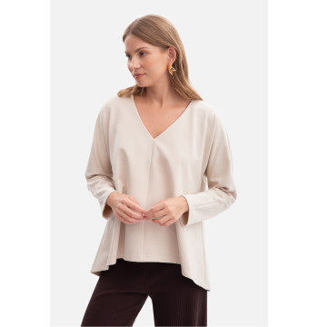 Bluzka Model B304 Piasek - BeWear