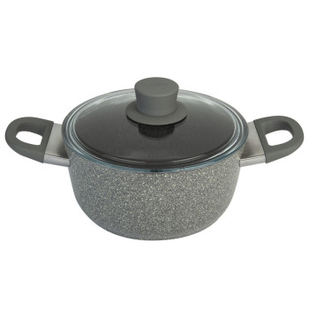 Garnek BALLARINI Murano z pokrywką granitowy 24 cm 75002-940-0