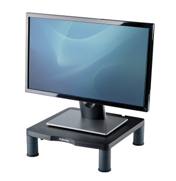 Fellowes podstawa pod monitor, grafitowa, Zakres regulacji wysokości 50 - 100 mm, Maksymalna wielkość ekranu 53,3 cm (21").