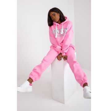 Spodnie Komplet Model EM-KMPL-720.01 Pink - Ex Moda