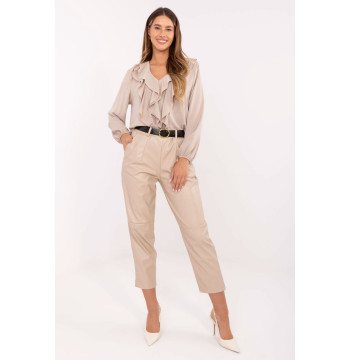 Spodnie Damskie Model IT-SP-FL8576.06P Beige - Rue Paris