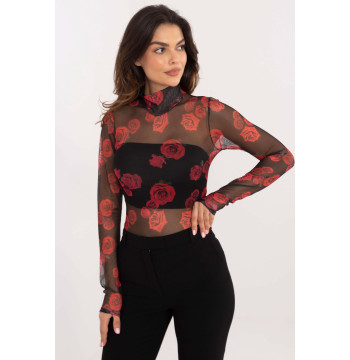Bluzka Model DHJ-BZ-18275-2.61 Black/Red - Italy Moda