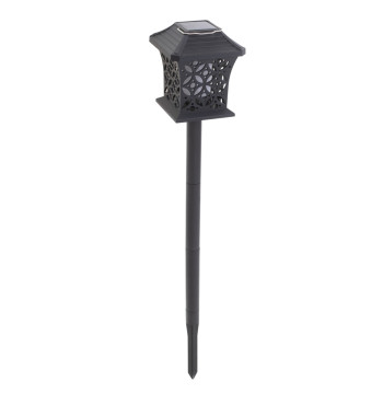 Lampa solarna ogrodowa ażurowa latarenka wisząca wbijana lampion 12 LED