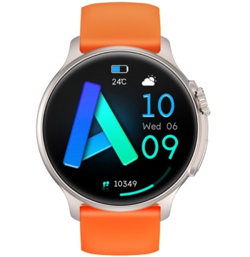 Smartwatch Męski RUBICON RNCF12 Tytan/Orange SMARUB245
